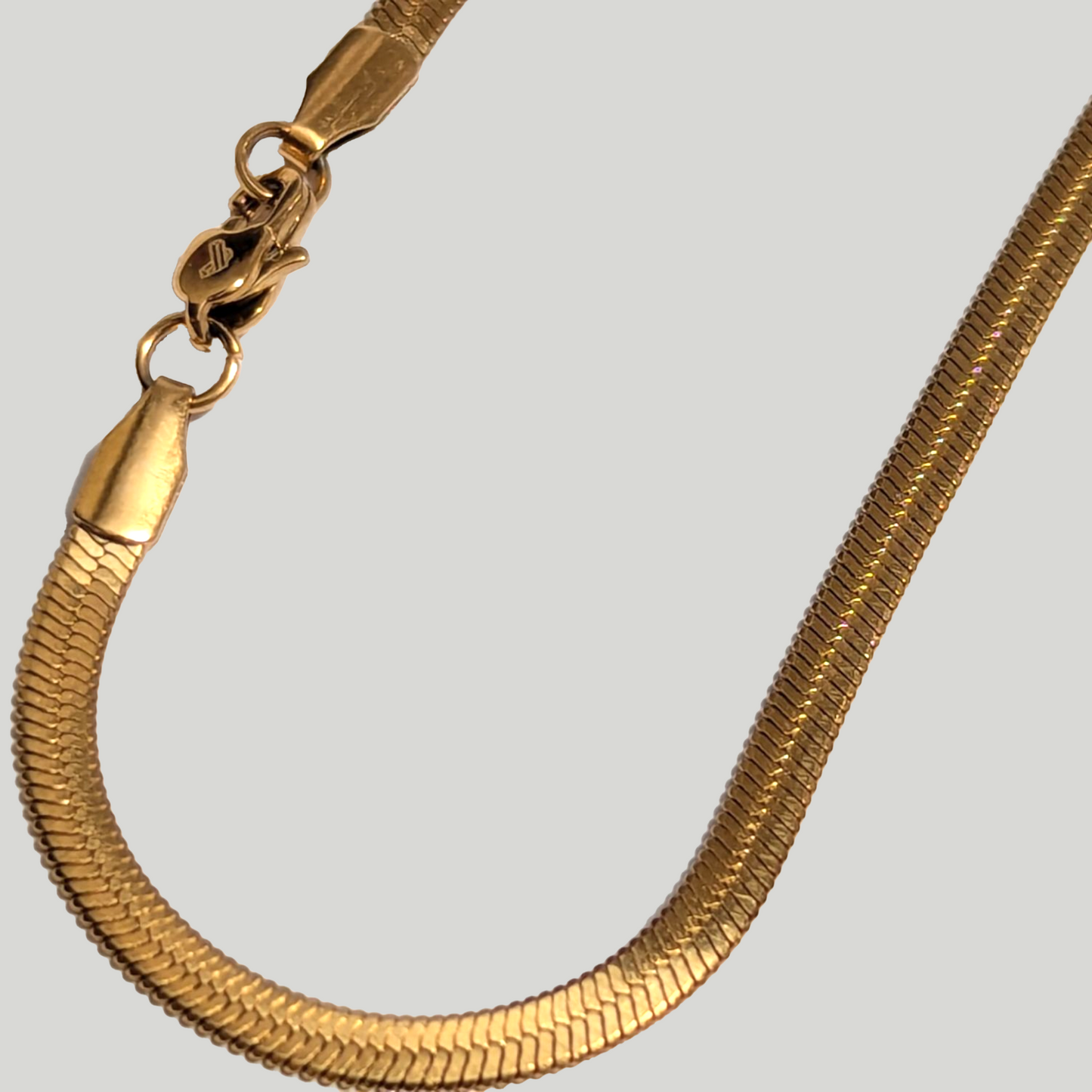 Pulsera Egipcia Hombre en Oro Laminado 18K 3MM/17CM