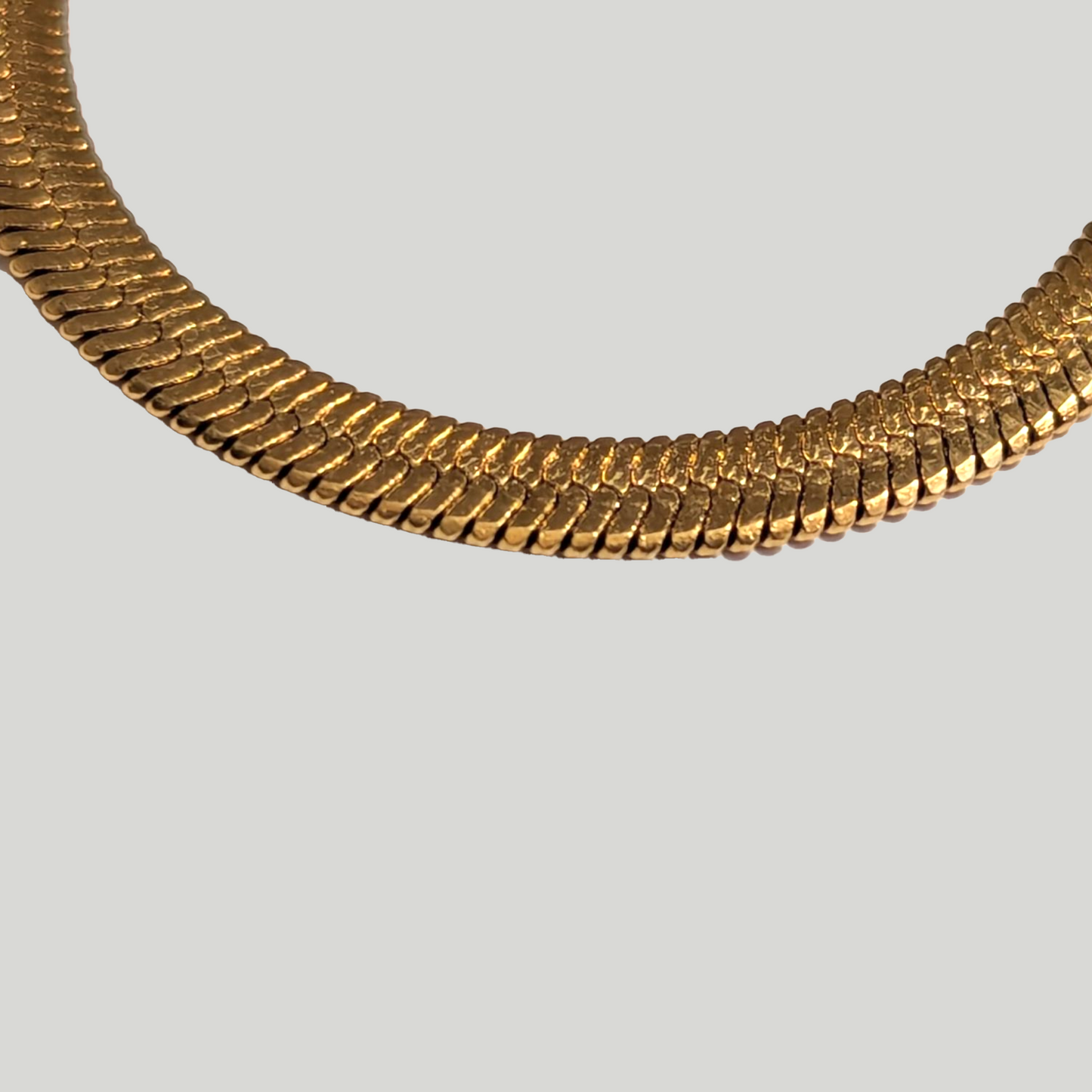 Pulsera Egipcia Hombre en Oro Laminado 18K 3MM/17CM