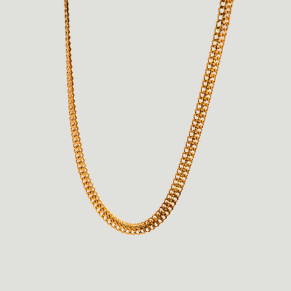 👑 Cadena Roma Mujer 4MM/45CM – Oro Laminado 18K