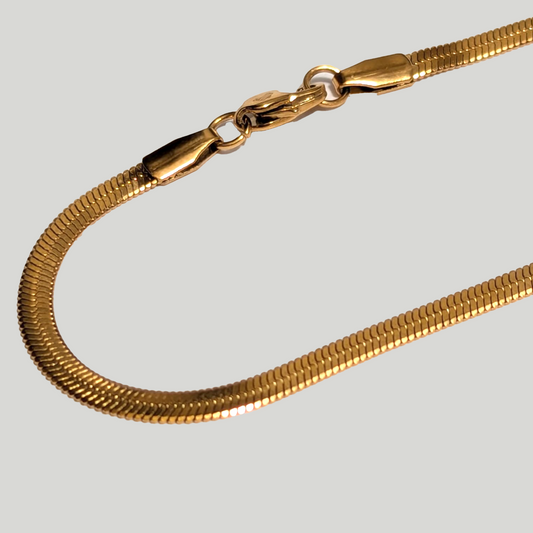 Pulsera Egipcia Hombre en Oro Laminado 18K 3MM/17CM