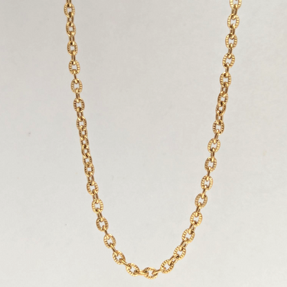 Cadena Óvalo para Mujer en Oro Laminado 18K – 3MM / 45CM