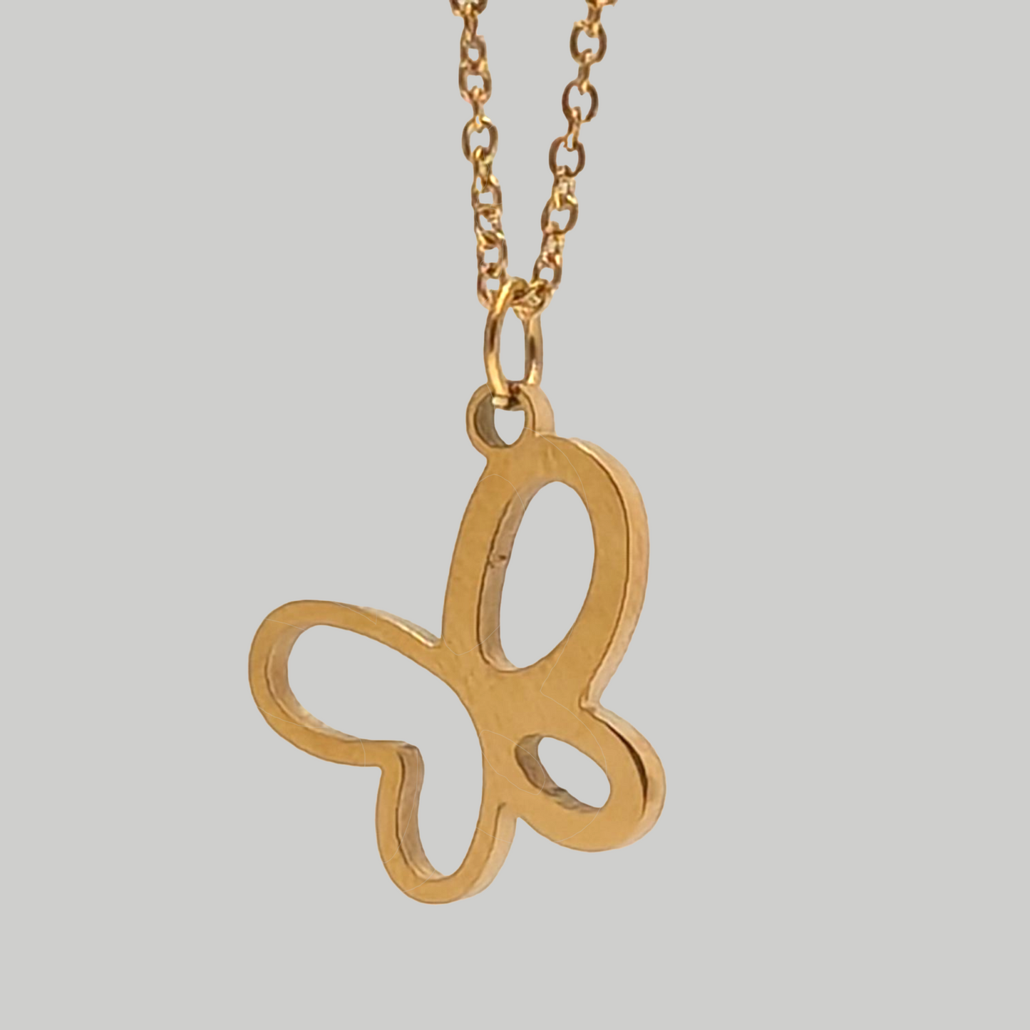 Cadena Mariposa para Mujer en Oro Laminado 18K – 3MM / 45CM