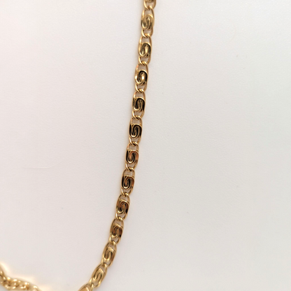 Cadena Clip Mujer Oro Laminado 18K | 3MM – 45CM