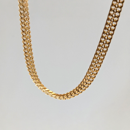 👑 Cadena Roma Mujer 4MM/45CM – Oro Laminado 18K