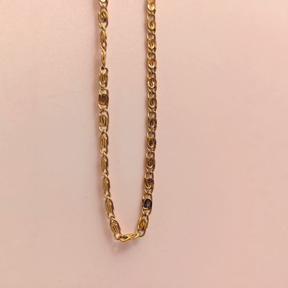 Cadena Clip Mujer Oro Laminado 18K | 3MM – 45CM