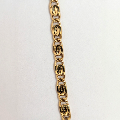 Cadena Clip Mujer Oro Laminado 18K | 3MM – 45CM