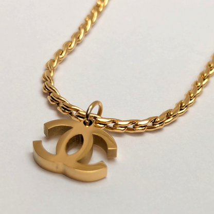 Cadena CH para Mujer en Oro Laminado 18K – Estilo Exclusivo