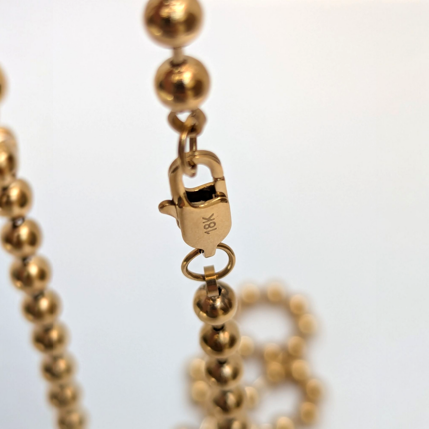 Cadena Militar Hombre Oro Laminado 18K | 5MM – 65CM