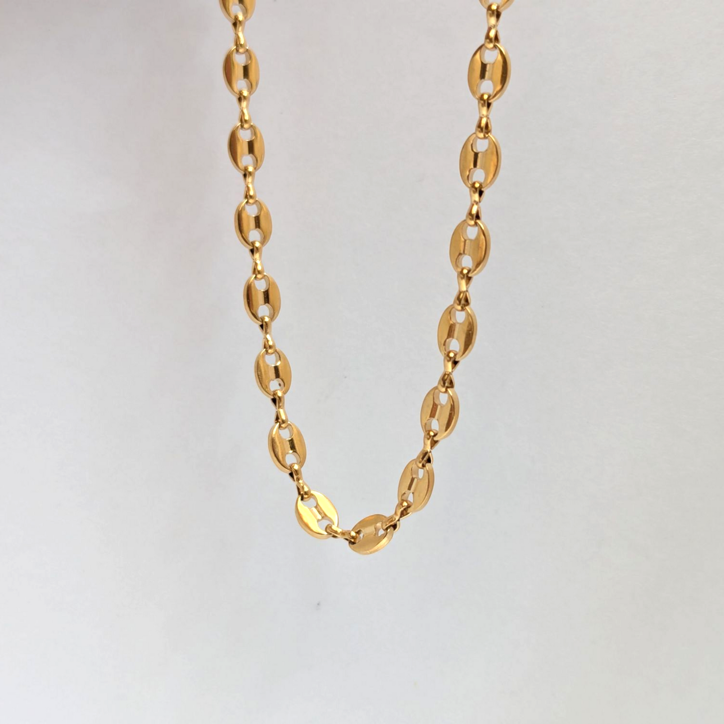 Cadena Grano de Café para Mujer en Oro Laminado 18K