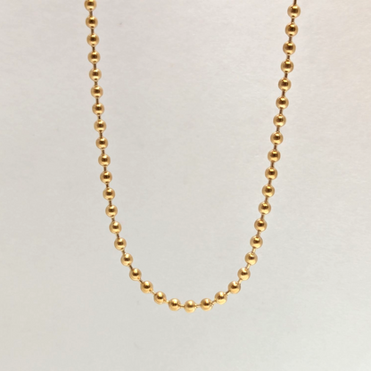 Cadena Militar Hombre Oro Laminado 18K | 5MM – 65CM