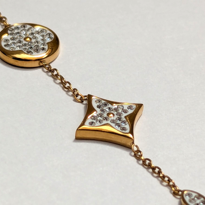 Pulsera Trébol en Oro Laminado 18K – Mujer