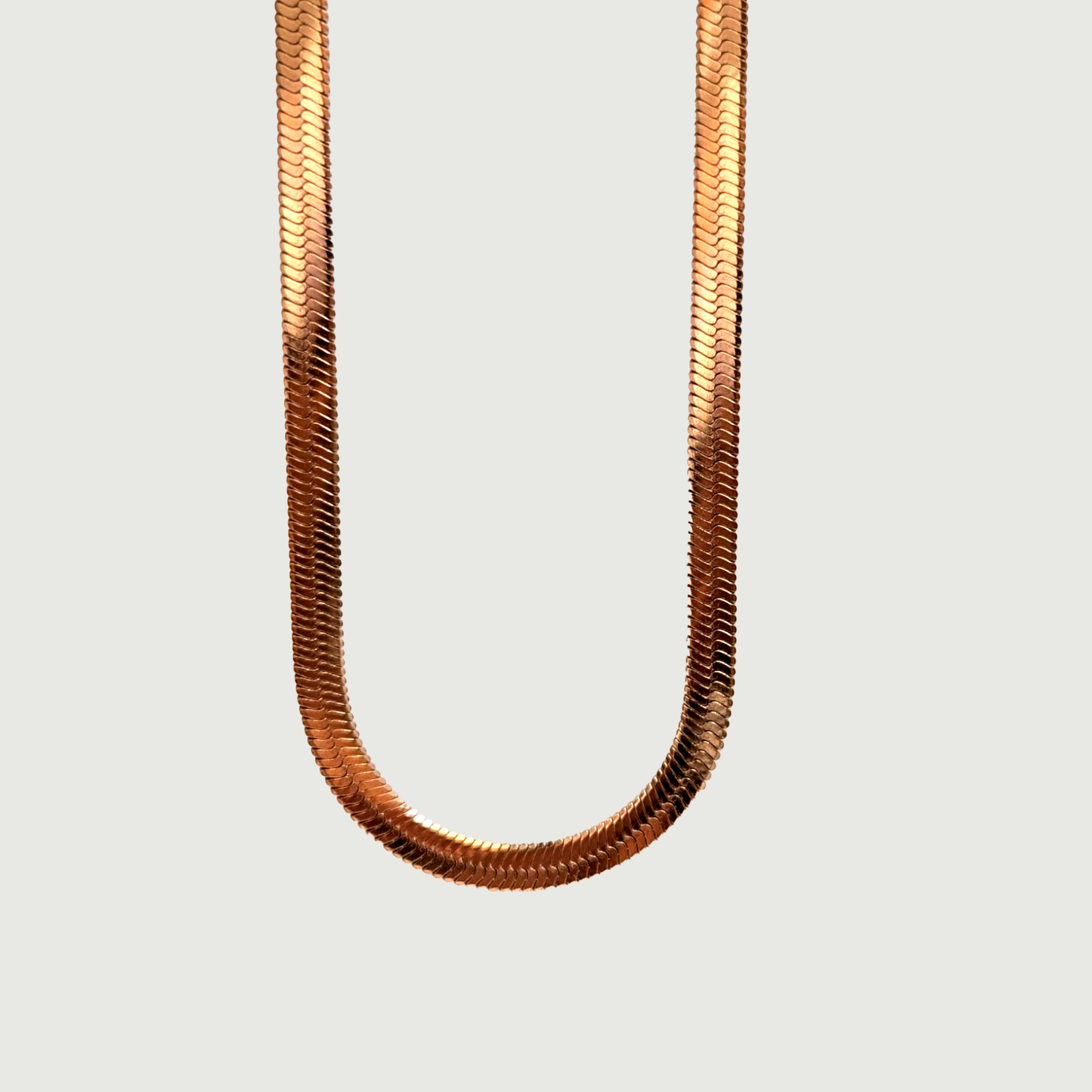 Cadena Egipcia Rosa para Hombre – Oro Laminado 18K | 6MM / 65CM